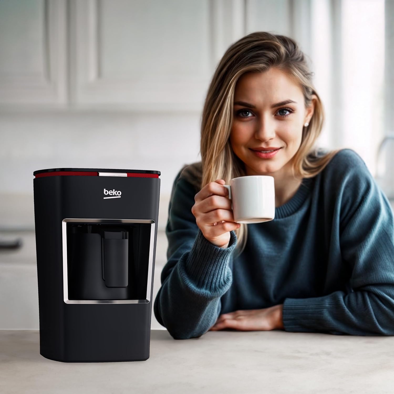 BKK 2300     3-Cup Black Turkish Coffee Maker