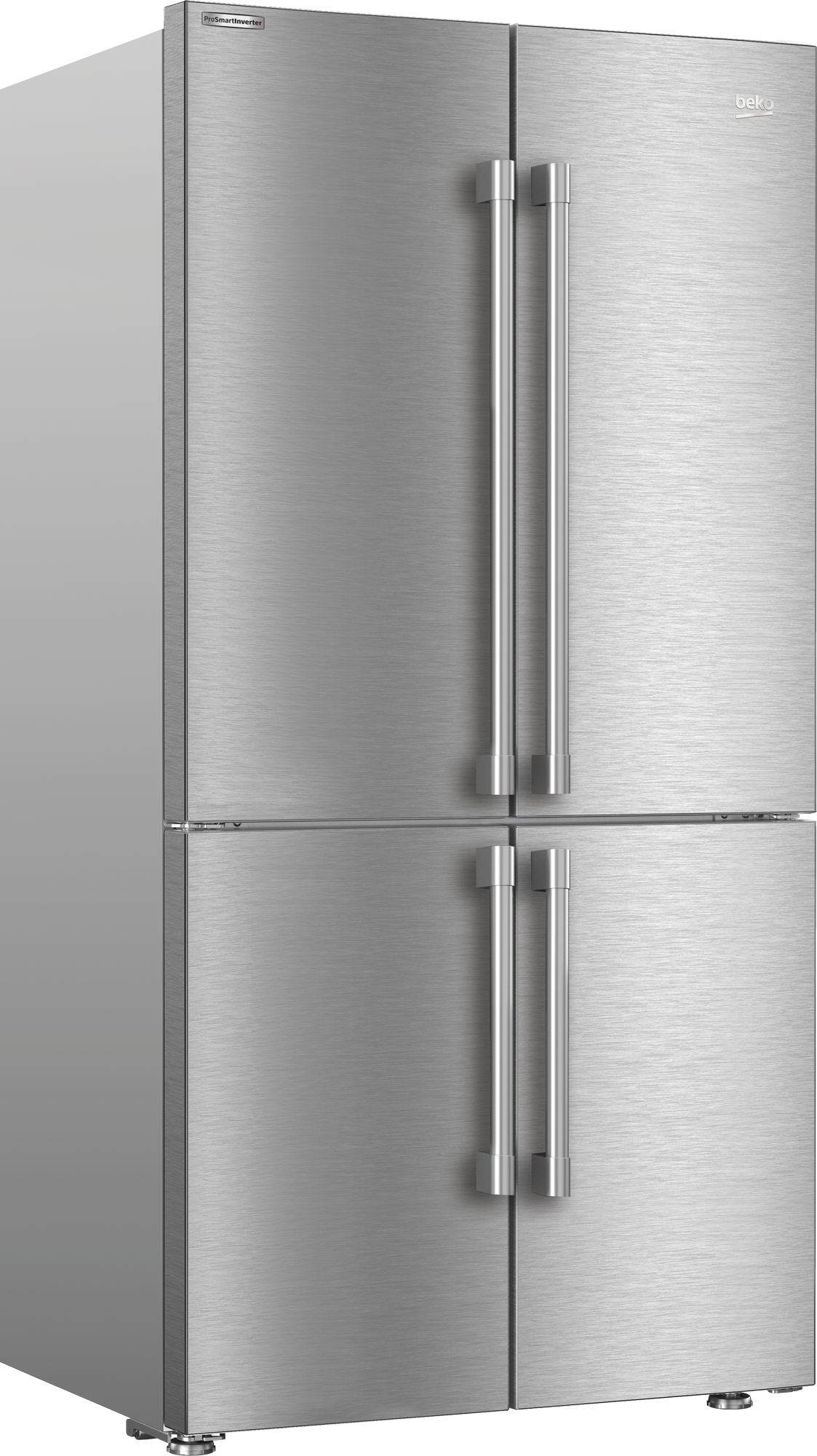 BFFD3626SS: 36" French Four-Door Stainless Steel Refrigerator with auto Ice Maker, Water Dispenser