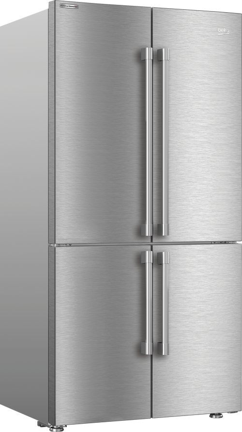 BFFD3626SS: 36" French Four-Door Stainless Steel Refrigerator with auto Ice Maker, Water Dispenser