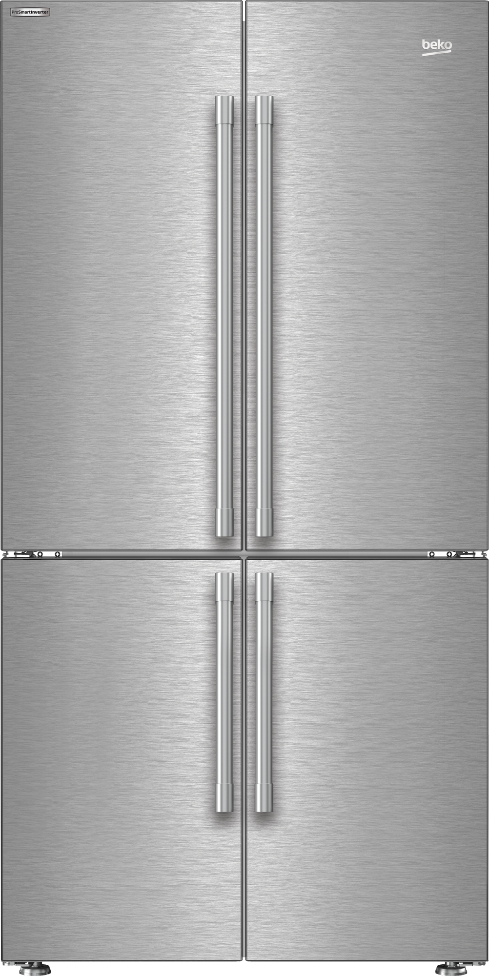 BFFD3626SS: 36" French Four-Door Stainless Steel Refrigerator with auto Ice Maker, Water Dispenser
