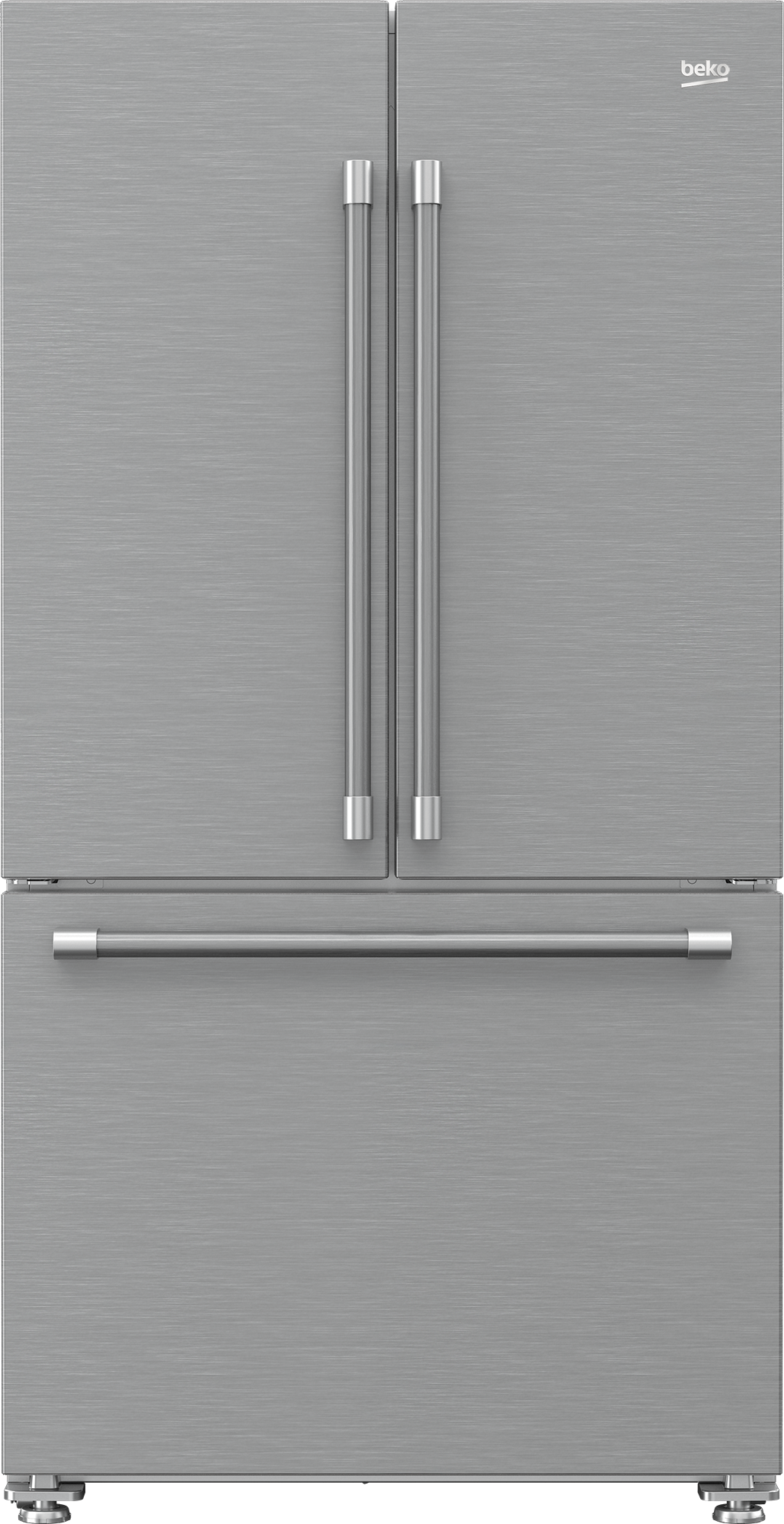 36 Inch Counter-Depth French Door Refrigerator with 20.5 cu. ft. Capacity, 4 Shelves, Gallon Bins, EverFresh+ Crispers, Internal Water Dispenser, Turbo Ice Maker, and ENERGY STAR® Qualified